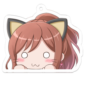 リサねこアクリルキーホルダー