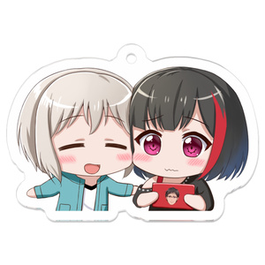 くっつき蘭モカアクリルキーホルダー