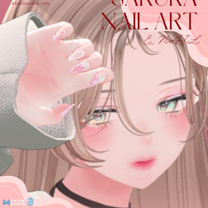 E_NAIL 専用マテリアル　-sakura-桜柄