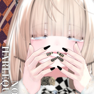 E_NAIL 専用マテリアル　「Noir Harlequin」