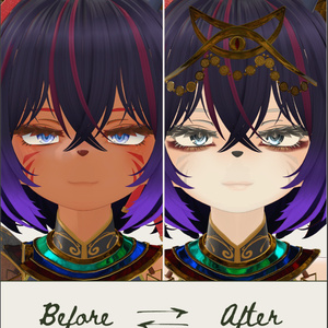 シャンテト-Shantet-専用◇メイク＆銀河の瞳テクスチャ◇MAKE＆GalaxyEyeTexture 缩略图 11