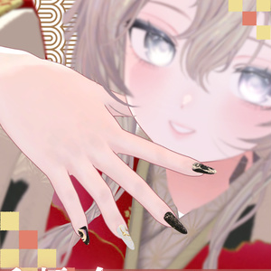 E_NAIL 専用マテリアル[和柄　金］