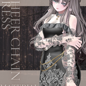 【25アバター対応】Cheer Chain Dress　専用マテリアル