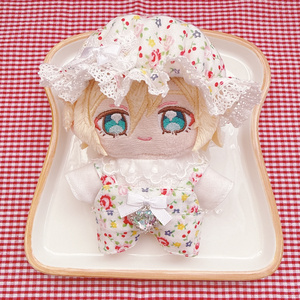 いつぬいサイズ☆ピンクチェック×イチゴ柄♡3点set☆あんスタぬい服 いつぬいサイズ☆ピンク×イチゴチェリー柄♡3点set☆あんスタぬい服