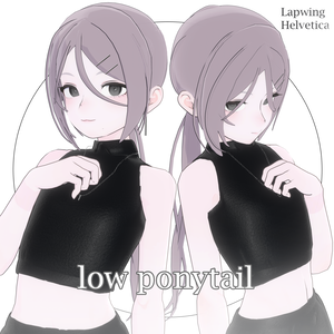 【Lapwing/ヘルベチカ対応】Low Pnytail