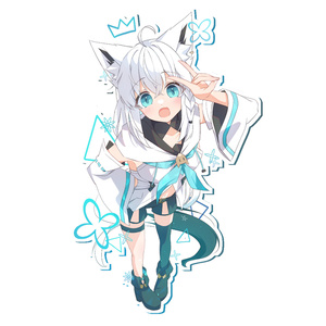 白上フブキ「KONKON Beats」＆「 LETTER☆彡 」記念アクリルボード