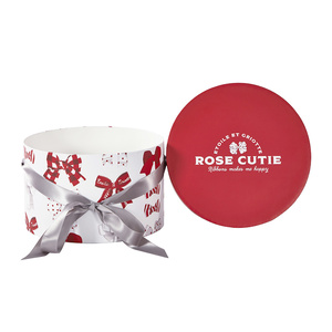 【Rose Cutie x Etoile et Griotte】Rose Cutie Ribbon帽子箱（レッド）