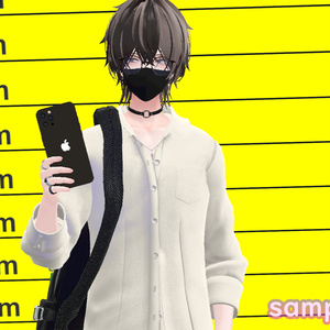 森羅shinra男化粧mens makeup + ブレンドシェイプ一覧(特殊)BlendShapes + 髪色hair color 缩略图 5