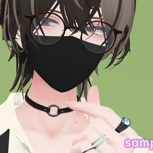 森羅shinra男化粧mens makeup + ブレンドシェイプ一覧(特殊)BlendShapes + 髪色hair color 缩略图 4