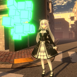 The one that ejects a cube-shaped energy body as a bullet.