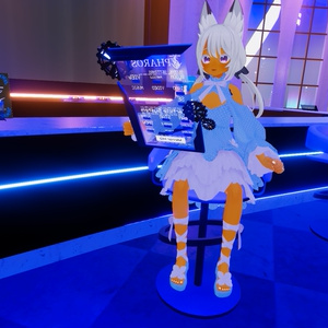 【VRChat】スイベルチェアーギミック(座高調節・キャスター移動機能付き)【Udon】 缩略图 4