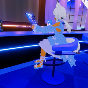 【VRChat】スイベルチェアーギミック(座高調節・キャスター移動機能付き)【Udon】 缩略图 3