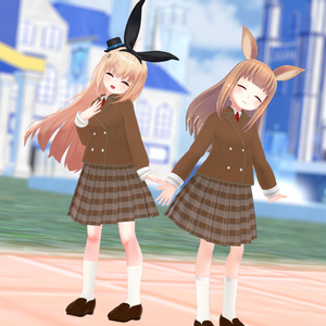 【50+アバター対応】王立魔法学園指定制服 缩略图 16