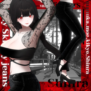 【7アバター対応】 Daily Skinny jeans 【VRChat向け衣装モデル】 缩略图 8