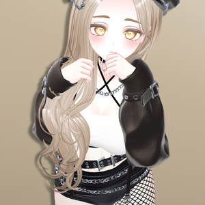 [6アバター対応] Chain leather outfit 缩略图 15