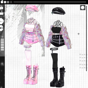Chain leather outfit 【Sio対応】 缩略图 8