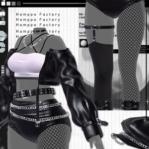 Chain leather outfit 【Sio対応】 缩略图 5