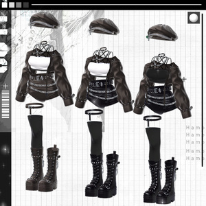 Chain leather outfit 【Sio対応】 缩略图 7