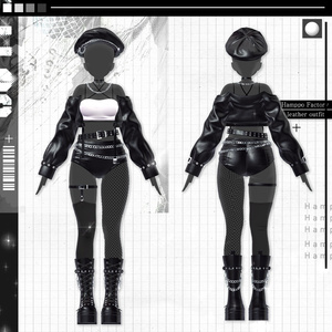 Chain leather outfit 【Sio対応】 缩略图 4