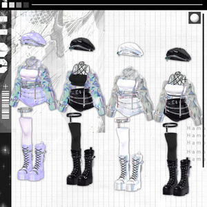 Chain leather outfit 【Sio対応】 缩略图 3