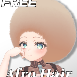 【Free/無料】 Afro Hair 【11アバター対応】
