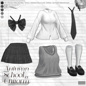 【12アバター対応】 Autumn School Uniform 缩略图 11
