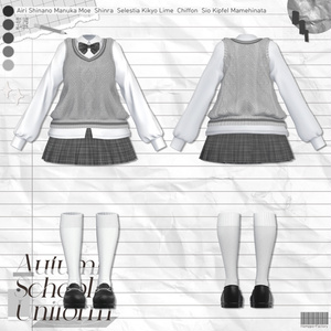 【12アバター対応】 Autumn School Uniform 缩略图 12