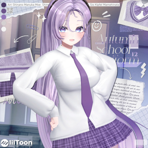 【12アバター対応】 Autumn School Uniform 缩略图 2