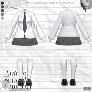 【12アバター対応】 Autumn School Uniform 缩略图 13