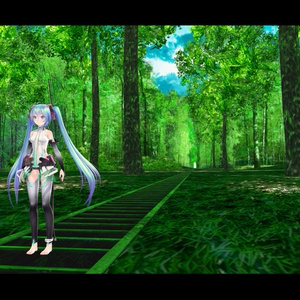 【無料MMD】ざっくり森ステージ