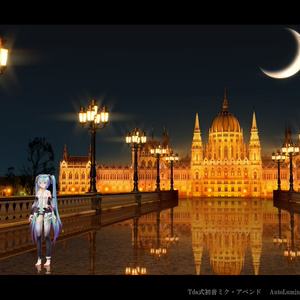 【無料MMD】夜の西洋橋ステージ