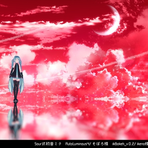 【無料MMD】手描きスカイドーム赤