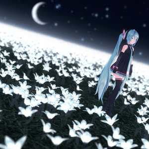 【無料MMD】白花畑_夜ver.1.2 缩略图 2