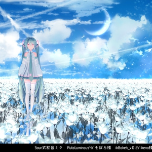 【無料MMD】白花畑_昼ver.1.2