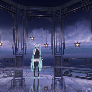 【無料MMD】水辺の月見亭 缩略图 3