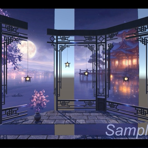 水辺の月見亭ステージ【Vtuber, VRC, 動画制作で使えるUnityPackage】 缩略图 5
