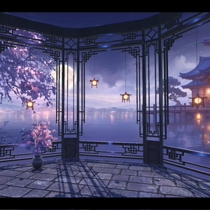 水辺の月見亭ステージ【Vtuber, VRC, 動画制作で使えるUnityPackage】 缩略图 2