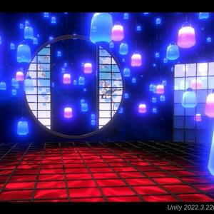ランプステージ【Vtuber, VRC, 動画制作で使えるUnityPackage】
