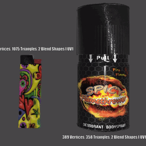 Vrchat Spray Can & Lighter System