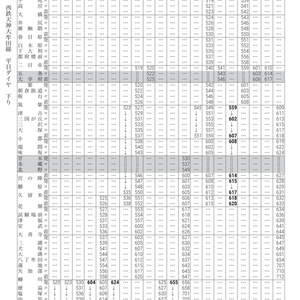 私家版 西鉄電車時刻表 2022.08.28改正