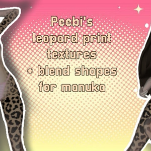 Peebi's leopard textures + blendhapes!