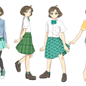 【6/23更新】ボブショートの少女の立ち絵