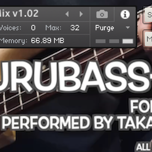FuruBass-JB1965 ベース音源-ピック弾き for KONTAKT