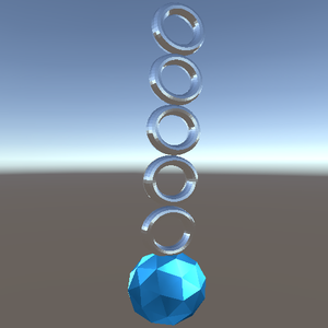 【VRChat想定】サファイアピアス【無料】