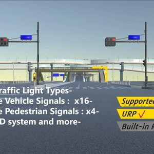 【Unity対応】 日本風ローポリ道路素材 『UnityRoadMaster』（フルセット） 缩略图 19