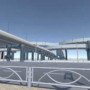 【Unity対応】 日本風ローポリ道路素材 『UnityRoadMaster』（フルセット） 缩略图 12