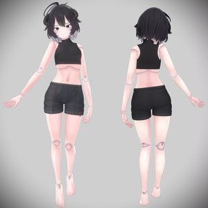【VERMILION3アバター対応】DOLL 球体関節人形 Body Texture 缩略图 2