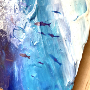 赤倉 ludique 個展 レイヤードグラフ 「Retro Blue」 美品 赤倉個展『BREAK TIME』in TOWER RECORDSで購入できる新作グッズ