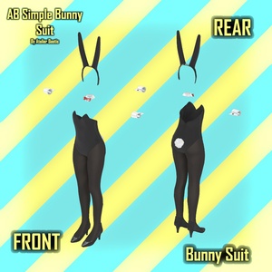 【複数アバター対応】AB Simple Bunny Suit 缩略图 6