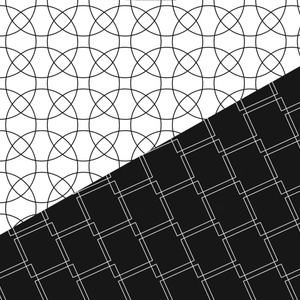 黒白シーン切り替え素材
